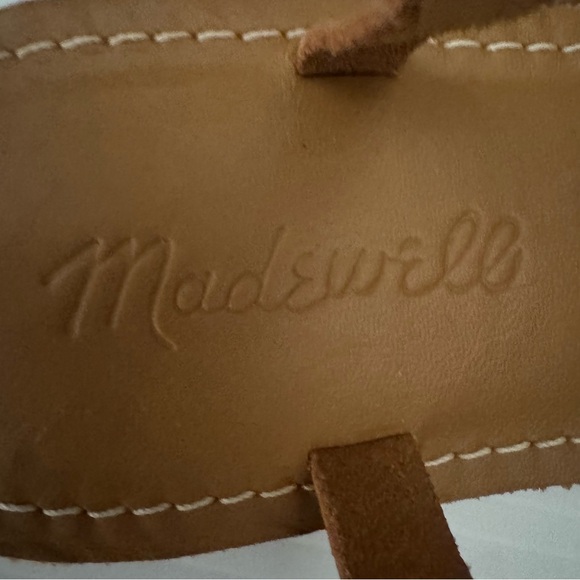 Madewell The Boardwalk Lace Up Sandal in Leather Size 7 - Picture 6 of 7